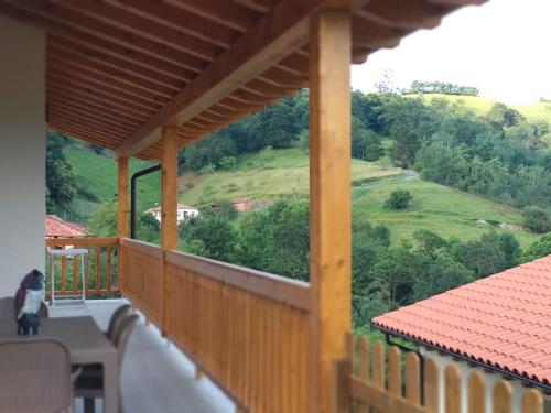 Balkón nebo terasa v ubytování El Mirador de Bodes