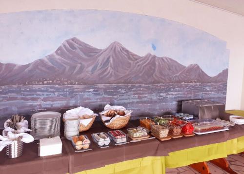 Mad på bed and breakfast-stedet eller i nærheden