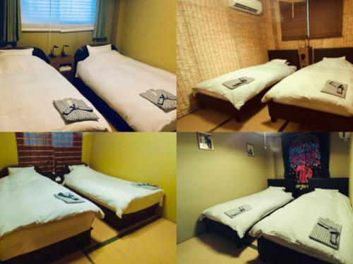 Ein Bett oder Betten in einem Zimmer der Unterkunft Uno Port Inn