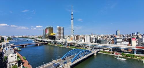 東京的景觀或從飯店拍的城市景觀