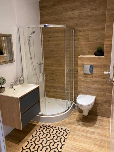 Koupelna v ubytování Apartamenty ToTuGdynia 7