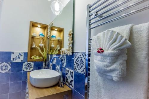 Koupelna v ubytování B&B Tiffany