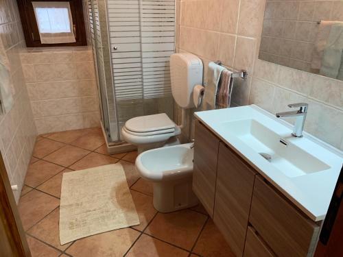 Koupelna v ubytování Appartamenti da Clara