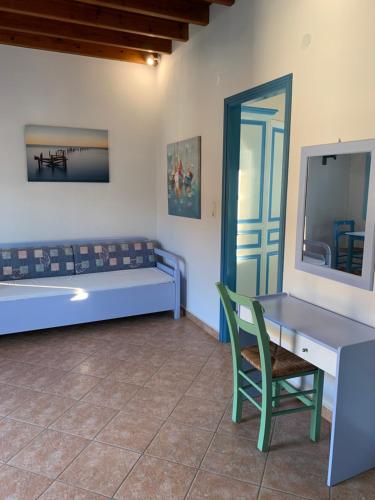 Χώρος καθιστικού στο Patmos Villas
