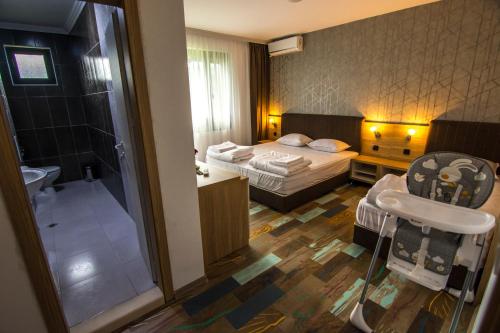 Postel nebo postele na pokoji v ubytování Veykata Resort & Spa