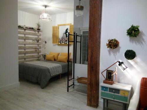 Postel nebo postele na pokoji v ubytování LOS MUNDOS DE LUSI 2