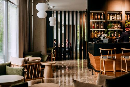 Radisson Hotel Szklarska Porębaにあるシーティングエリア