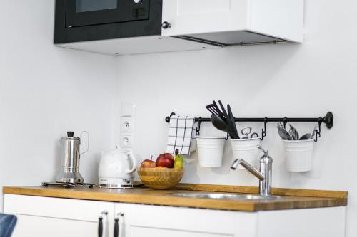 Køkken eller tekøkken på KK 39 Old Town Free Parking