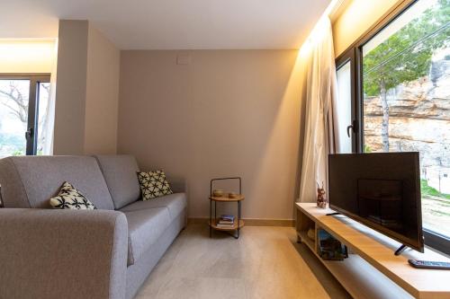 TV a/nebo společenská místnost v ubytování Sant Pere Homes
