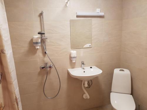 Koupelna v ubytování Risti kodumajutus