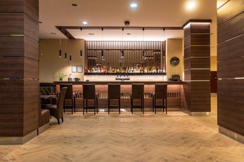 Salon ou bar de l'établissement Žuvėdra