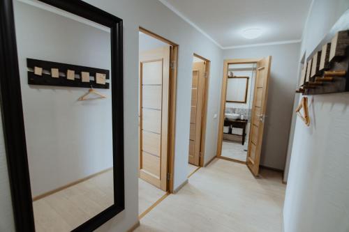 Koupelna v ubytování Lina apartamenti