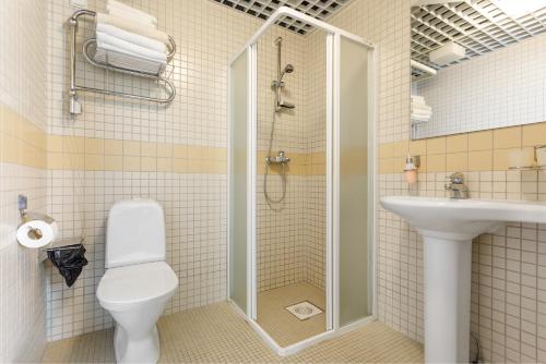 Kylpyhuone majoituspaikassa Villa Meri