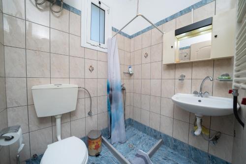 Koupelna v ubytování Casa di Colona - Μπεζ