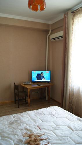 En TV eller et underholdningssystem på Hotel Latif Samarkand