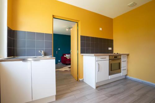 Dapur atau dapur kecil di L'Escale de Jules et Lily