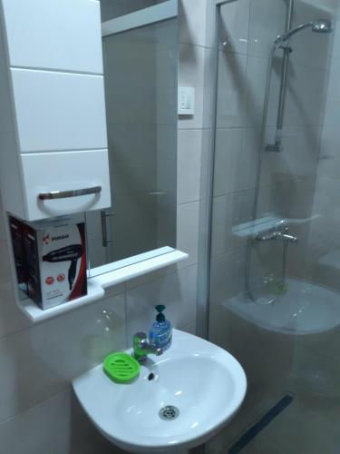 Ванная комната в Petar studio apartments Ohrid