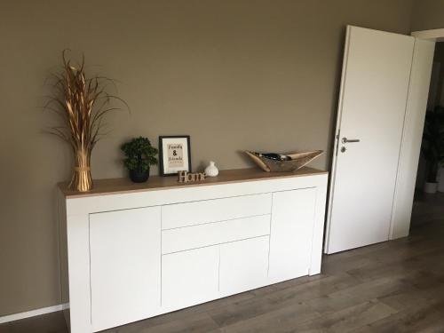 Una cocina o kitchenette en Relaxoase Koblenz Karthause