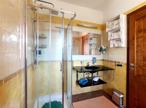 Phòng tắm tại Poggio Mariett