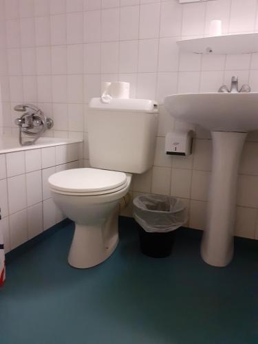 Bilik mandi di Hôtel Croix des Nordistes