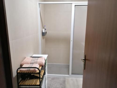 Koupelna v ubytování LEVADA APARTMENT