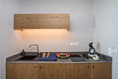 Dapur atau dapur kecil di Seaside Tinos