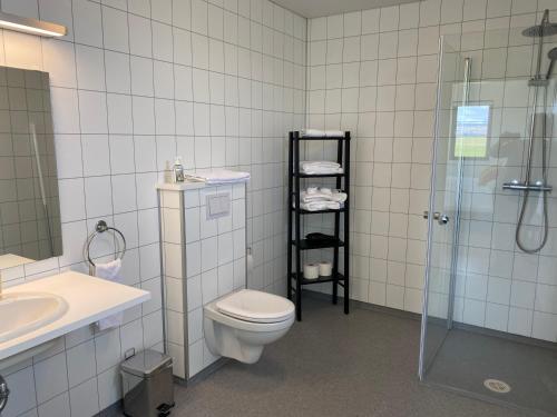 Baðherbergi á Brú Guesthouse
