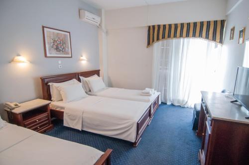 Hotel Elenaにあるベッド