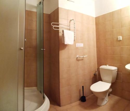 Koupelna v ubytování hotel ZLATÝ POTOK