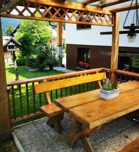 En balkon eller terrasse på Studio Jan