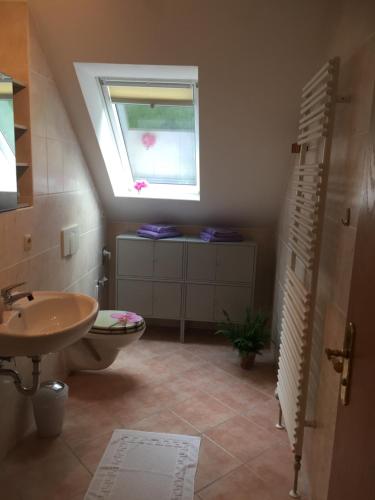Koupelna v ubytování Ferienwohnung Luna
