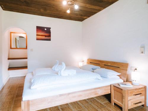 Letto o letti in una camera di Apartment WILKY in Kaprun