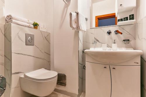 Koupelna v ubytování Villa Dvor Kornic
