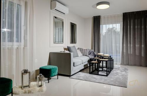 Χώρος καθιστικού στο Luxury Villa MetraMaris2