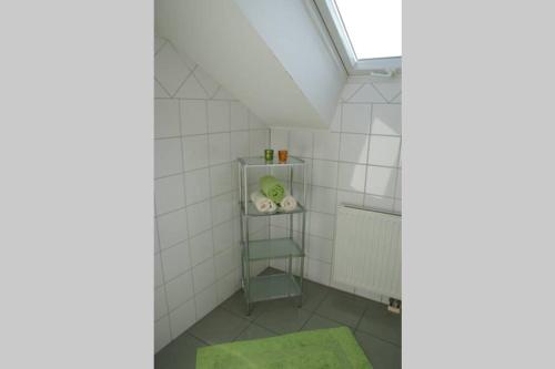 Bilik mandi di Freundlich helles Appartment