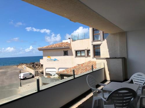 a balcony with a view of the ocean at Cotillo Ocean View in Cotillo