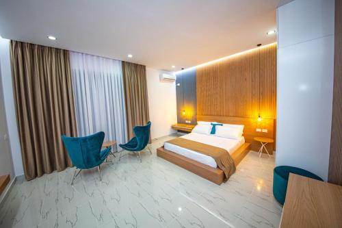 Postel nebo postele na pokoji v ubytování Noan Hotel & Resort