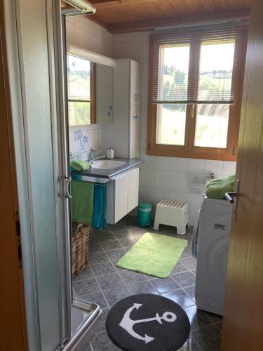 Un baño de Eggelried, wo die Natur zu Hause ist..