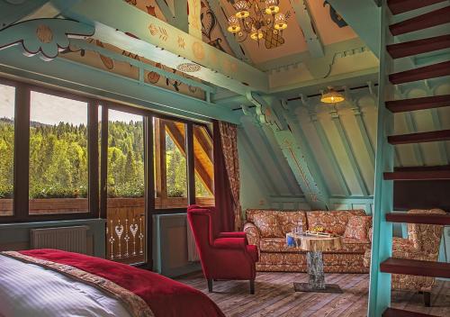 Grand Hotel**** Bachledka Strachanにあるベッド
