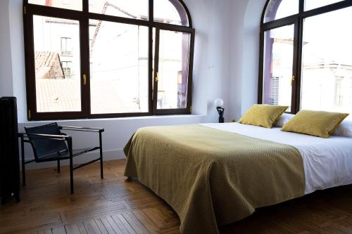 Voodi või voodid majutusasutuse Gran loft en los pinares de Covaleda, Soria toas