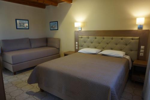 Postel nebo postele na pokoji v ubytování Villa Nikolaou