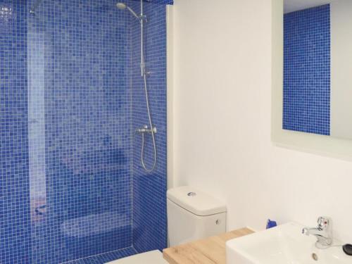 Bilik mandi di Apartament Blue Lloret de mar