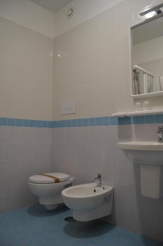 Koupelna v ubytování Tafuri Hotel