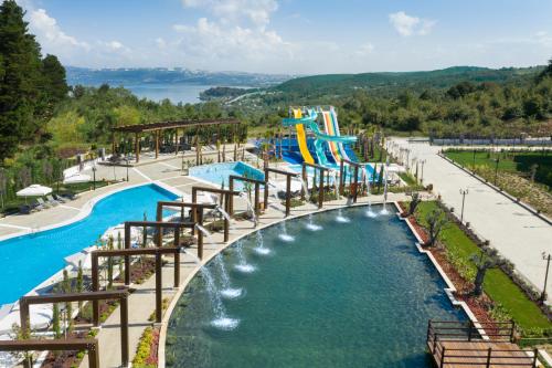a water park with a water slide at Elite World Grand Sapanca in Sapanca