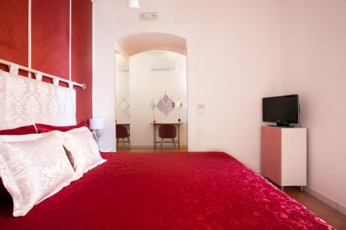 Postel nebo postele na pokoji v ubytování B&B Al Mare Sorrento