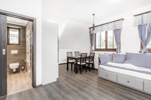 Posezení v ubytování Apartmany Na Salasi