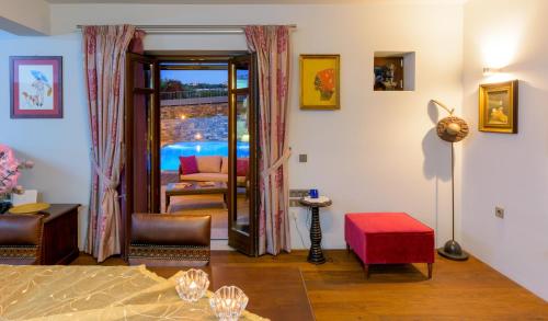 Posedenie v ubytovaní La Casa di Pietra Villas