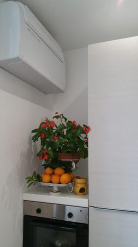 Η κουζίνα ή μικρή κουζίνα στο A casa di Ninuccia