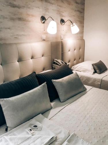 Llit o llits en una habitació de Residencial Celeste