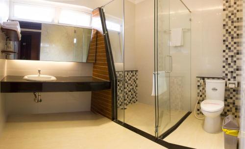Phòng tắm tại Anh Dao Mekong Hotel